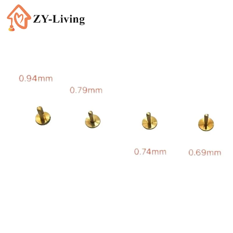 1pc Dial Foot Watch Universal Dial Pin Diameter 0.64/0.69/0.74/0.79mm Copper Material Fixed Dial With Locating Pin Repair