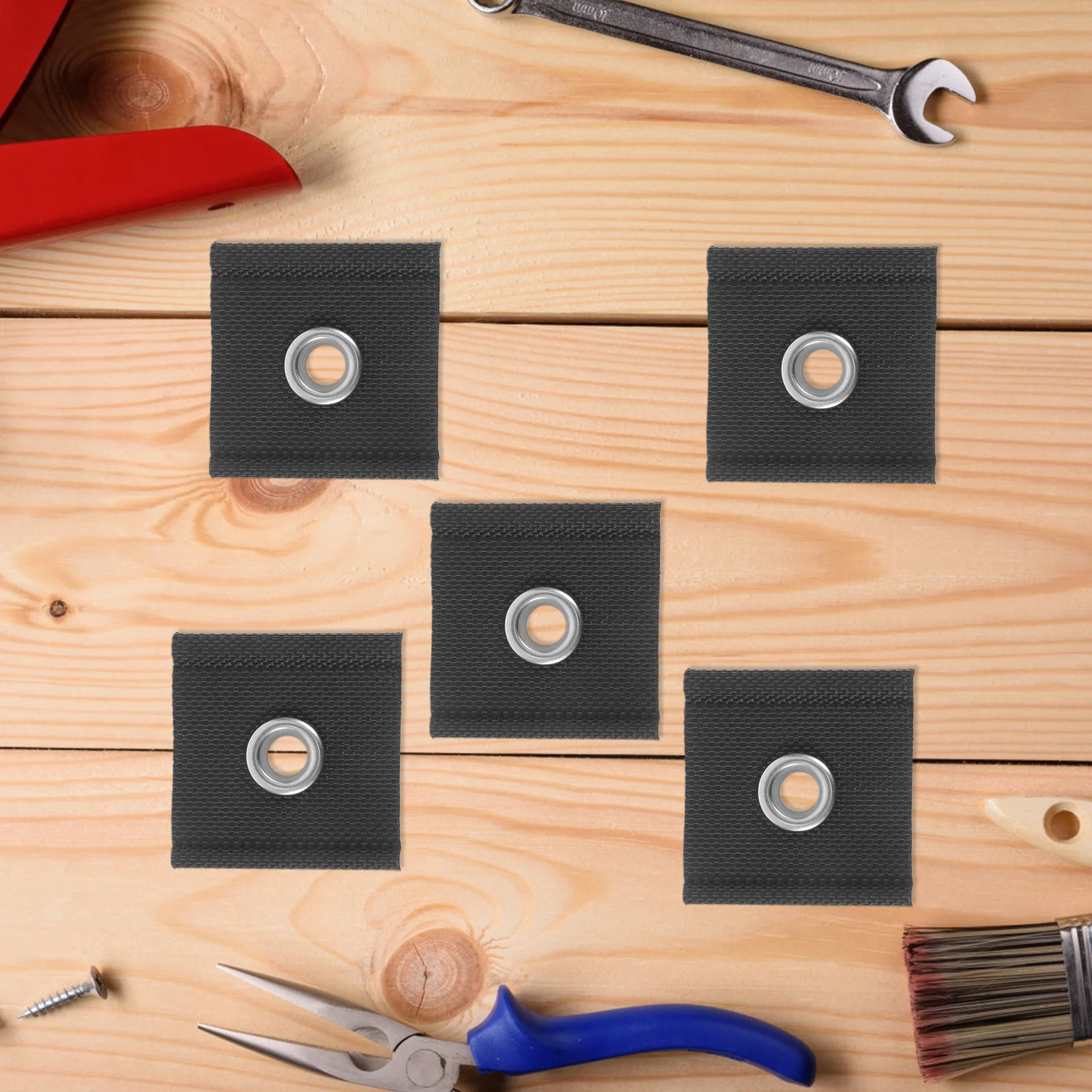 

10 шт., люверсы для навеса для автофургона, крепеж с ПВХ покрытием для кемпинга, насадки для навеса, простая установка, оборудование для палатки, уличное использование