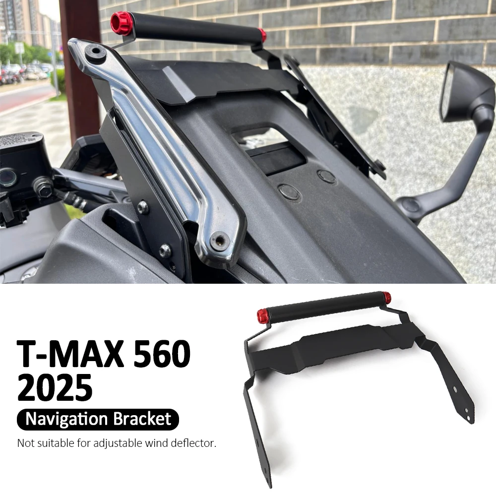 

Motorcycle Stand Holder Mobile Phone Navigation Bracket Support 22mm For YAMAHA TMAX T MAX 560 T-MAX560 TMAX560 2025 Accessories