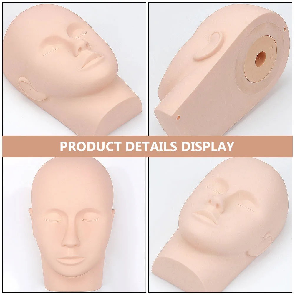 

Eyelash Extension Mannequin Head Lash Mannequin Head Practice Model Hair Training Makeup Skill Beginners Lash Modeling