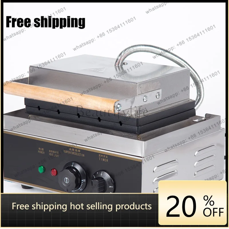 Zj. Commercial electric heating five-grid crispy machine hot dog stick machine table snack equipment wholesale