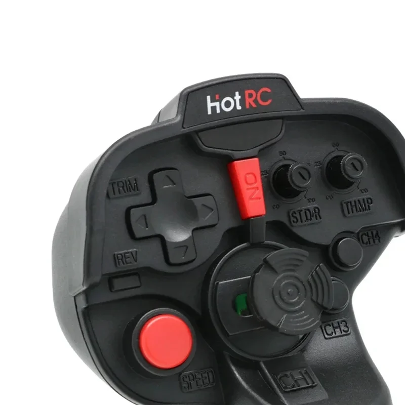 YSUN-pour Robot de réservoir de bateau de voiture RC Compatible pour Hotrc DS4A 2.4G émetteur Radio à 4 canaux à une main avec contrôle de récepteur 4Ch