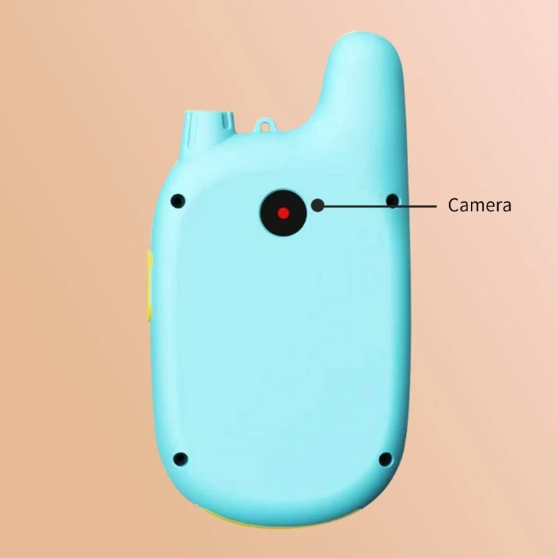 Детская беспроводная видеодомофонная рация, камера для видеозвонков, запись фотографий и прочный пластиковый дизайн 15UB