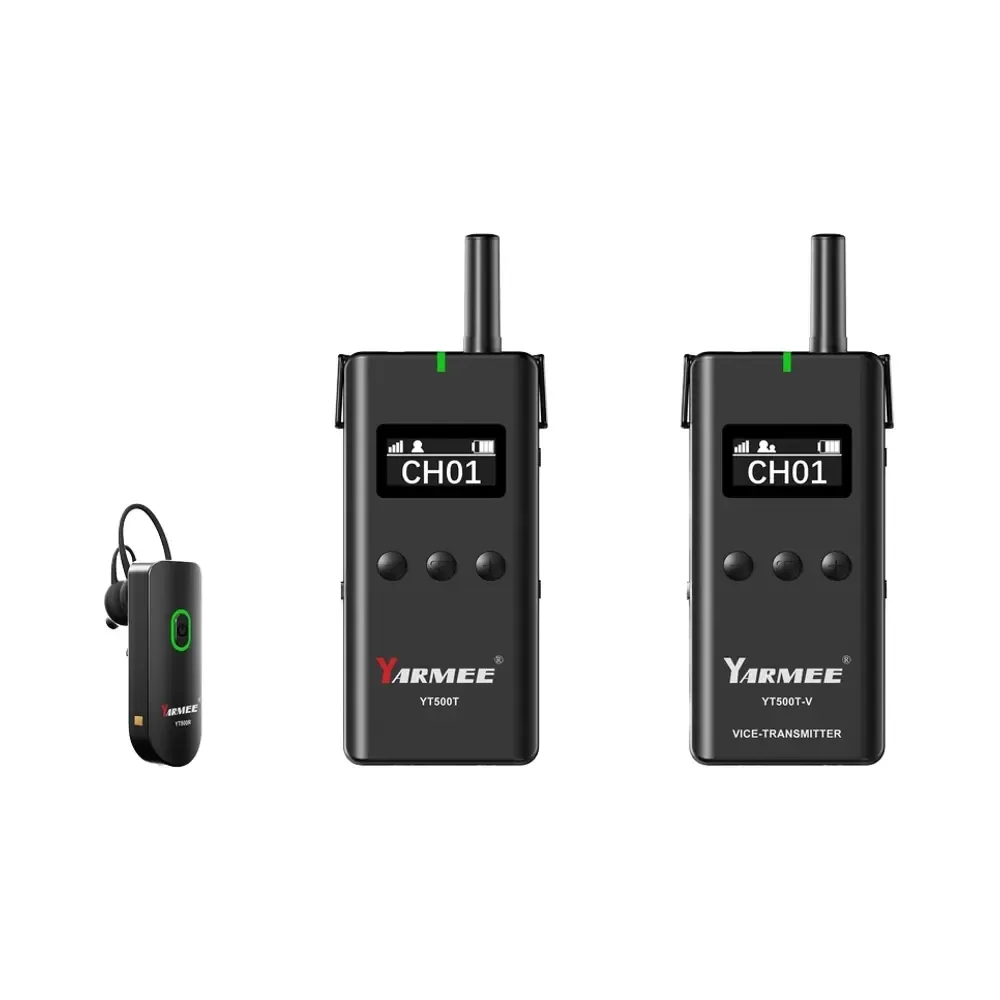 

Wireless DMR Walkie-Talkie Audio System Microphone Handheld Tour Guide Pager For Museums 2-Year Lithium Battery Warranty