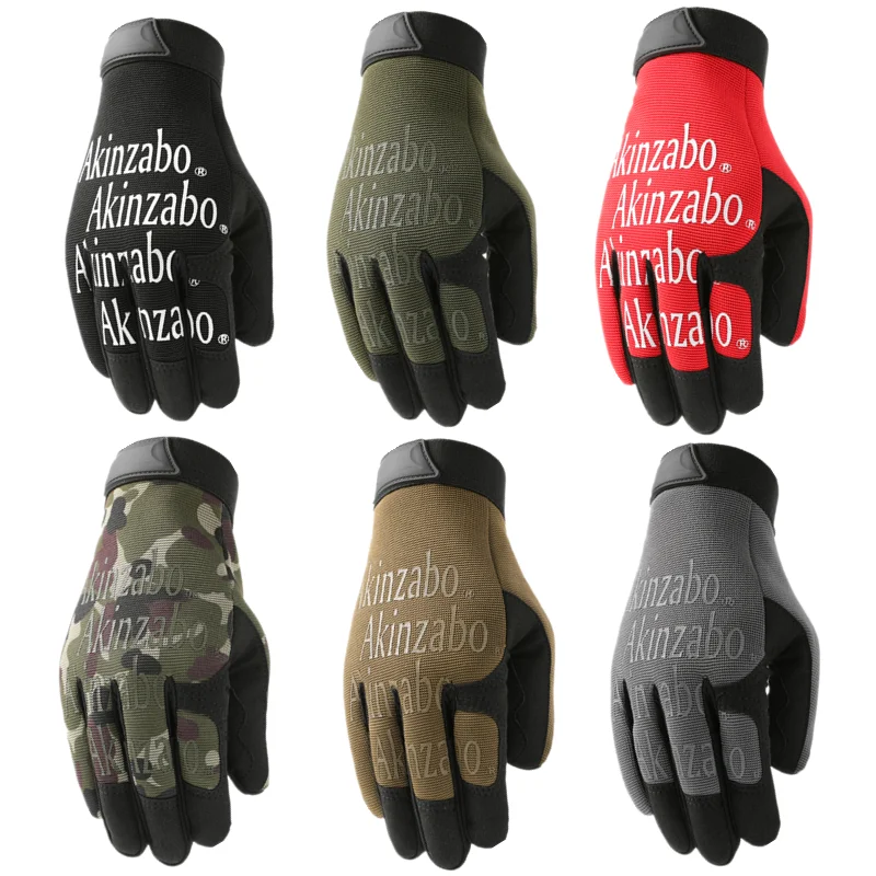 Brand Breathable Lightweight Tactical Gloves Fitness Men Women Riding Cycling Wearproof Full Finger Motocross Motorcycle Gloves