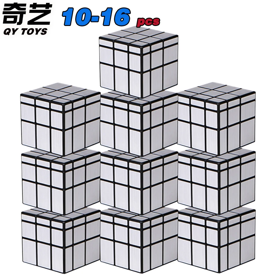 

QiYi Mirror Cube Wholesale Puzzle 3x3x3 Cubo Magico Stickerless антистресс Professional Educational Kids Toy Smart Game 특수큐브 3x3