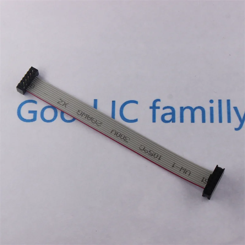 1 قطعة FC-FD DC4 IDC 2.54 مللي متر الملعب ذكر إلى موصل سالب 6/8/10/12/14/16/20/24/26/30/34/40 دبوس شريط مسطح أسفل كابل البيانات #4