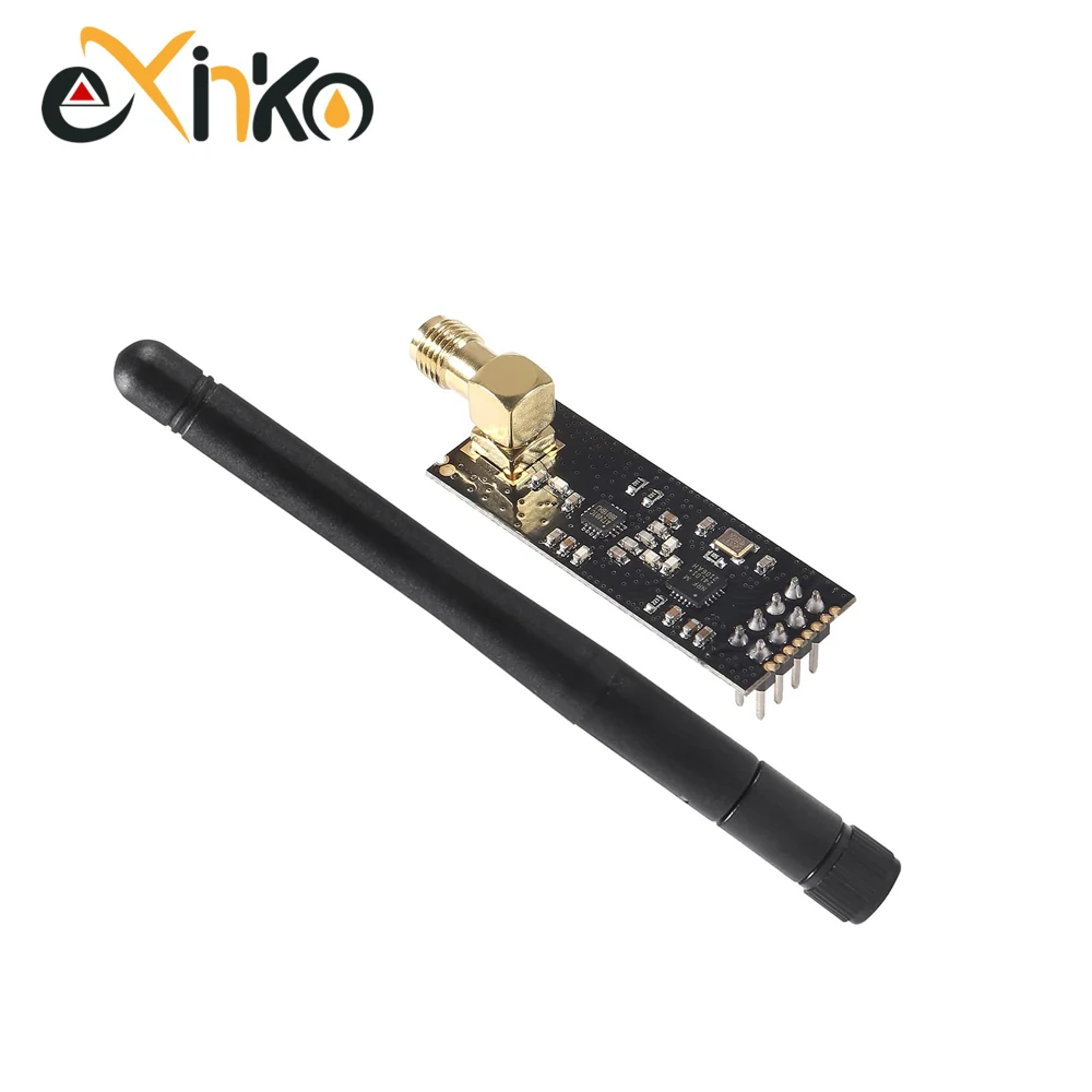 1-10PCS NRF24L01+PA+LNA 2.4G Wireless Module 1100-Meter Long-Distance With Antenna