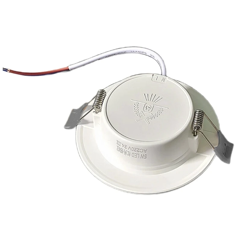  Human Detection LED Downlight 6500K White Thin Plan Quick Mount Installation