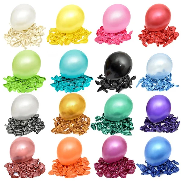 

100pcs Birthday Balloons 12inch 2.8g Latex Helium Balloon Thickening Pearl Party Globos Party Ball Kid Child Toy Wedding Ballon