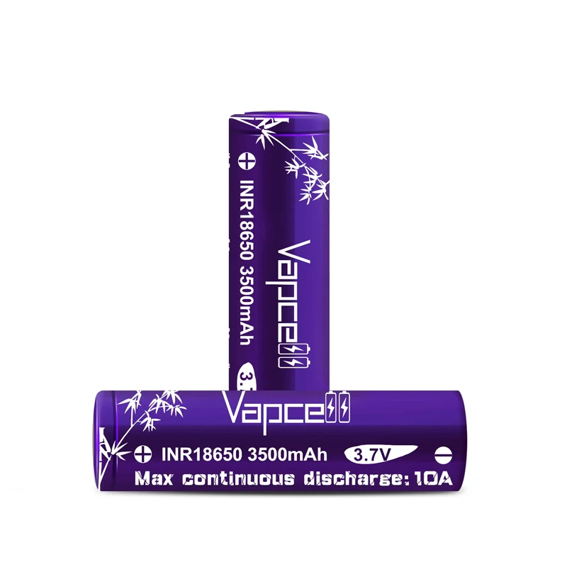 Original Vapcell INR18650 3500mah Battery 10A 3.7V High Quality Rechargeable 18650 Lithium Batteries for Power Tool VapeMod