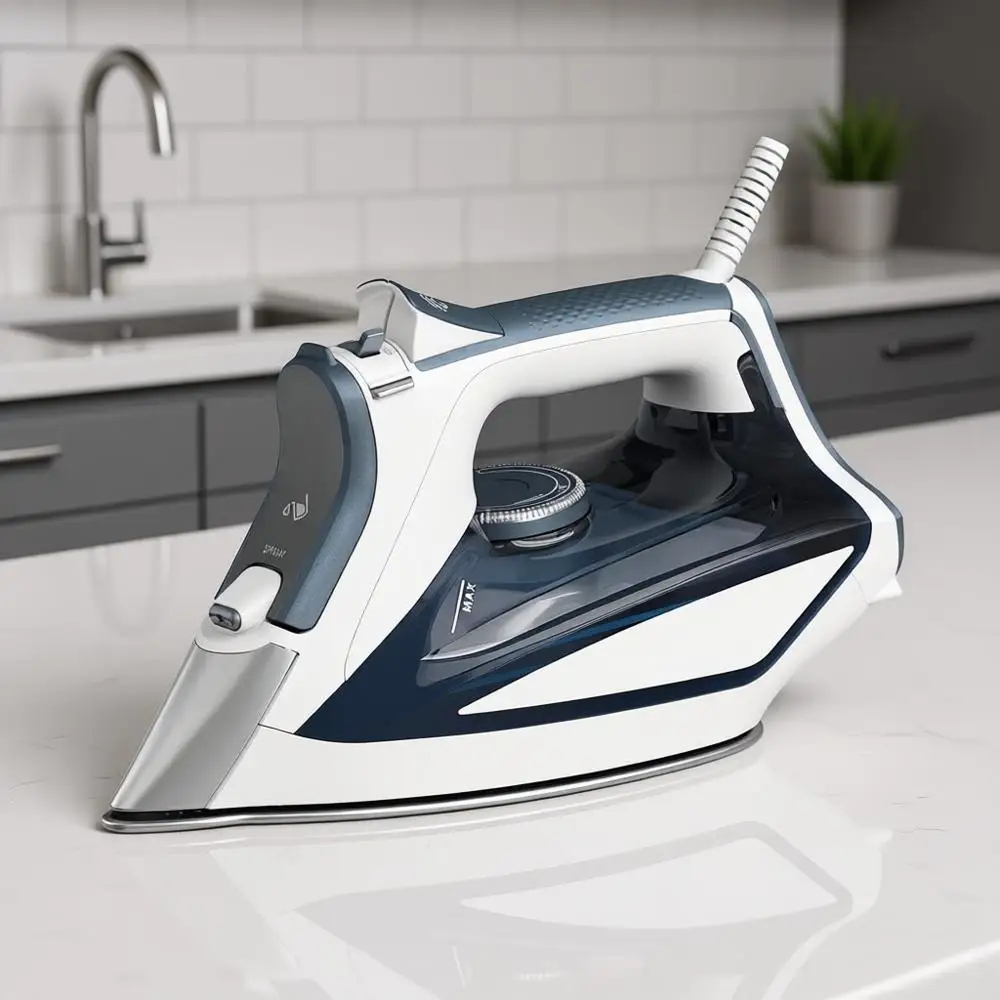 

Отпариватель для одежды, подошва из нержавеющей стали, 400 микропаровых отверстий, мощный паровой утюг, легкий, герметичный, 1725 Вт