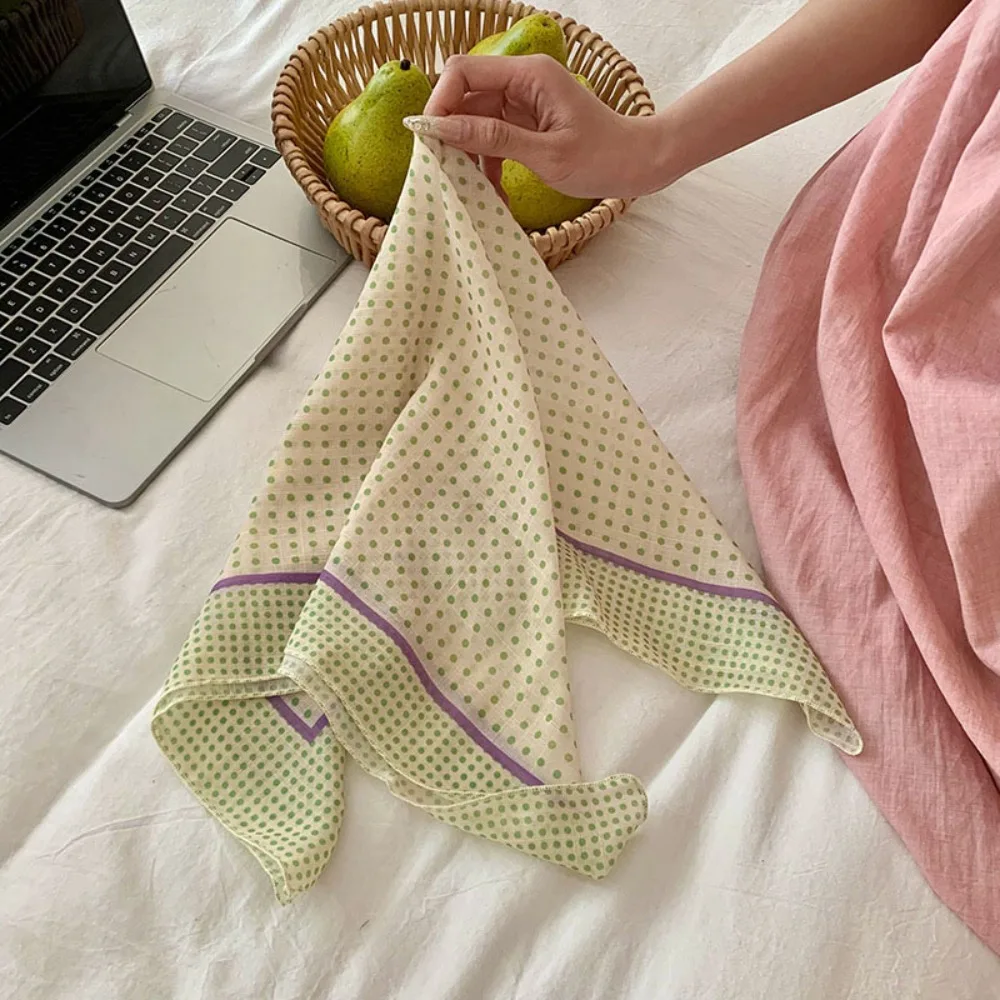 

Солнцезащитный крем в стиле ретро, маленький квадратный шарф, шейный платок, повязка для волос, платок, платок на голову, шелковый шарф с принтом для девочек