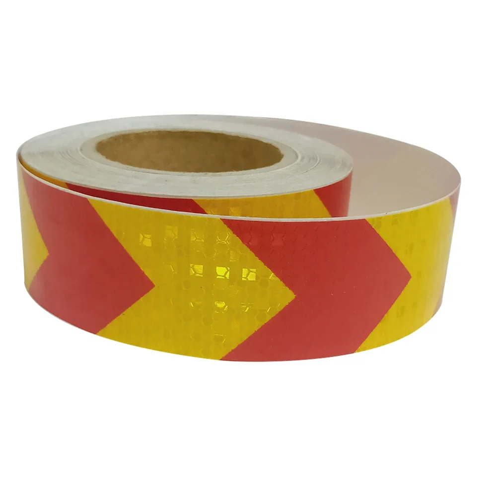 Safety Warning Mark Self Adhesive Tape High Intensity Reflective Stickers Waterproof Strip Arrow Adhesive Conspicuity Tape