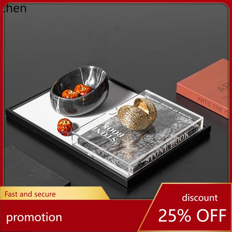 

CZ Sales Office Living Room Coffee Table Marble Decoration High-End Soft Decor High-End Ornament