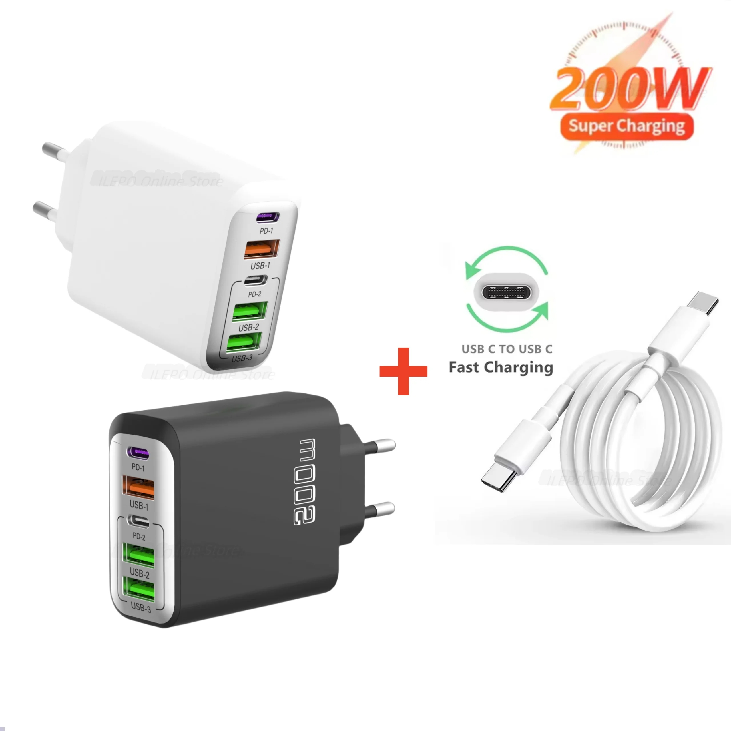 200W Fast Charger T…