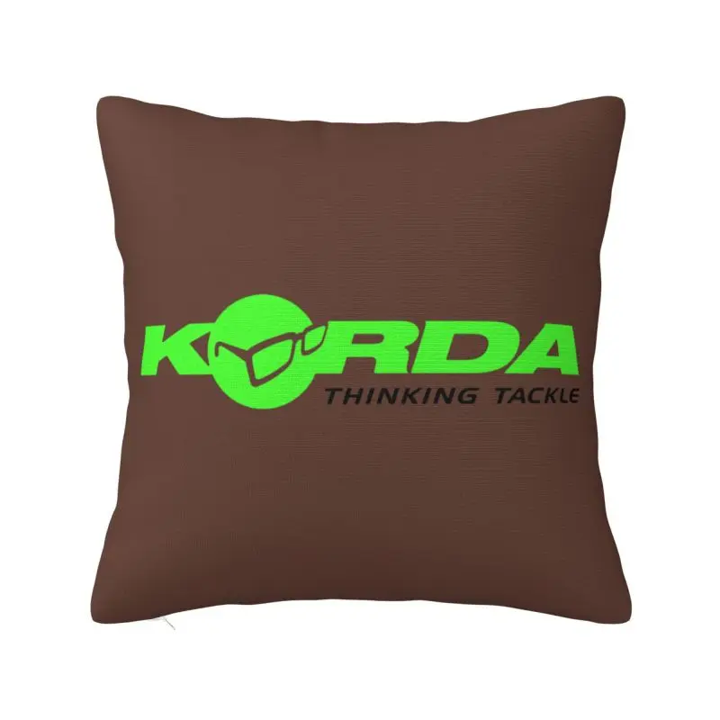 Korda-Fishing Print Nordic Pillow Cover, Almofada De Carpa De Peixe, Presente Do Pescador, Decoração Do Quarto