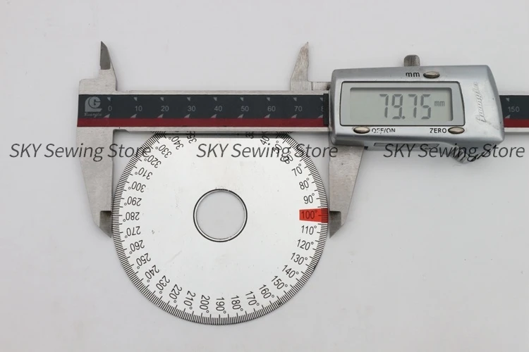 1PCS Dial Outer Diameter 10.7cm 8cm Aluminum Plastic Dial for Tajima Barudan Swf Feiya Zsk Happy Domestic Computer Embroidery