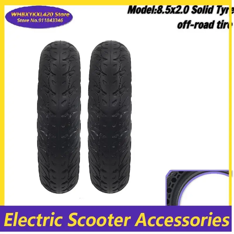 

Внедорожные шины, подходящие для 8,5-дюймовых амортизирующих твердых колес 8,5x2,0, подходят для резиновых сплошных шин Xiaomi Scooter.