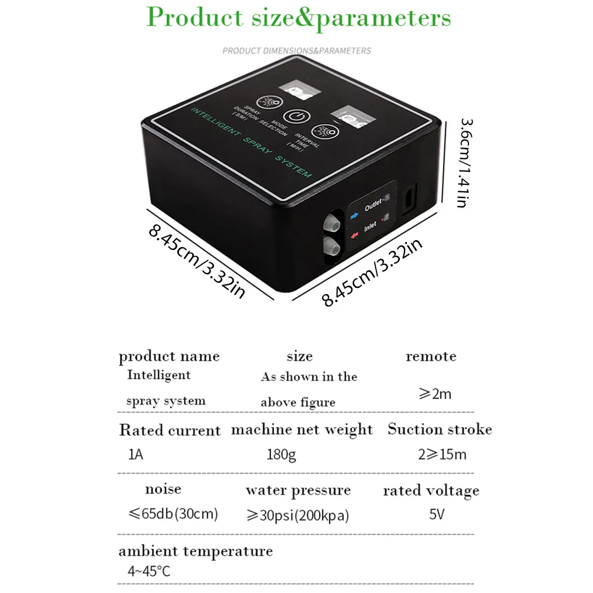 Touchscreen Automatischer Nebel Regenwald Spray Intelligenter ökologischer Zylinder Elektronischer Timer Sprinkler System Kit Steuerung – Detail 4