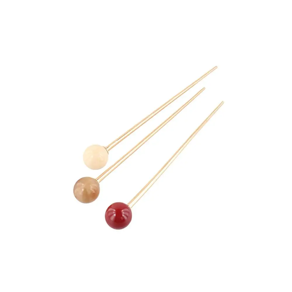 Women Hairpin Glass Beads Hairstyle Design Tool Chinese Style Headwear Hanfu Hair Sticks Ancient Headwear Ancient Style Hairpin