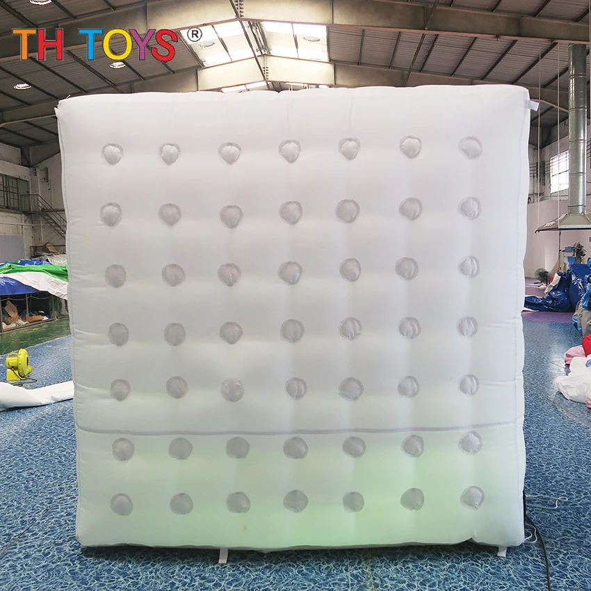 10*10ft White Inflatable Photo Booth Cube Tent Party Event Selfie Room Tents with Blower