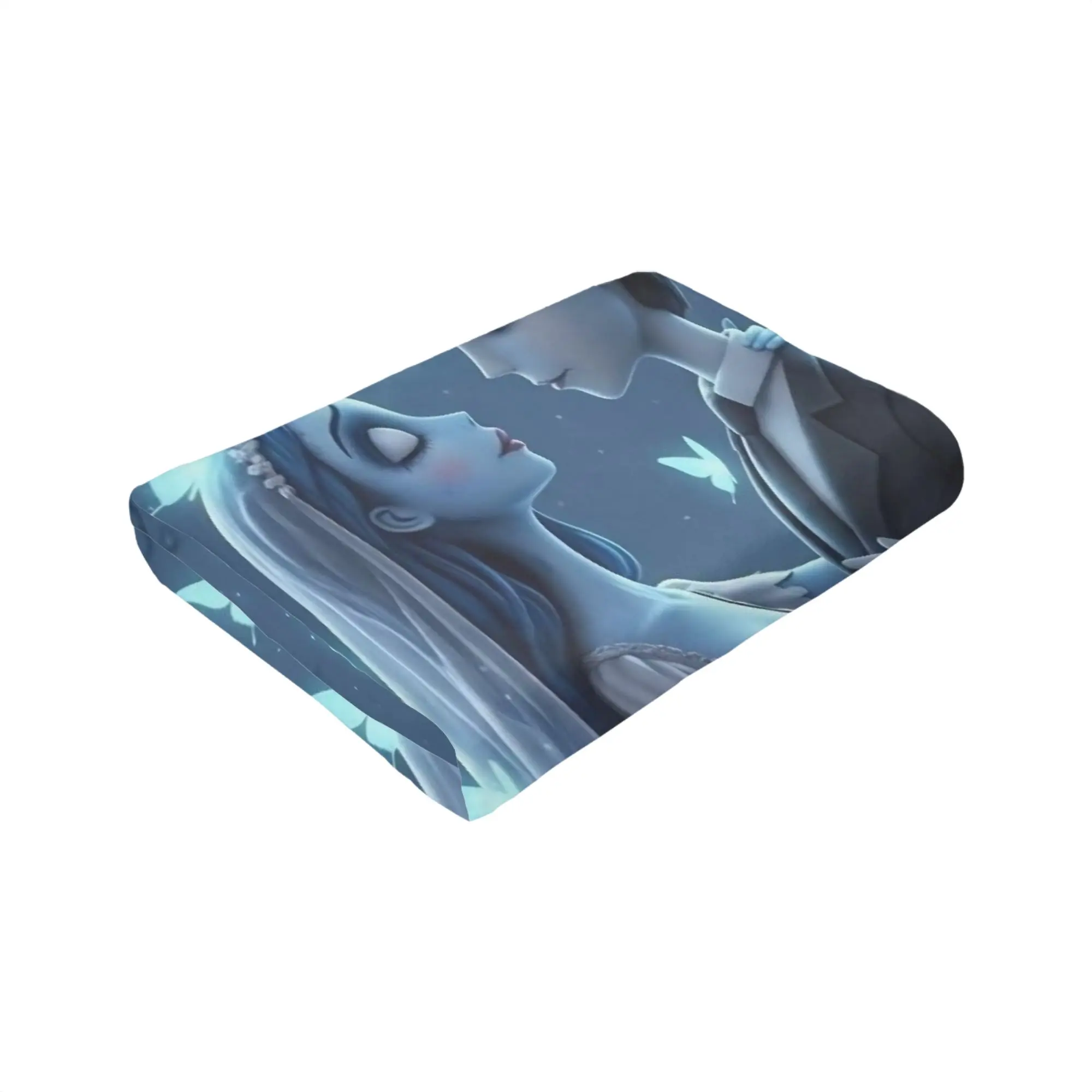 جثة العروس إميلي وفيكتور البطانيات الصوف الصيف متعددة الوظائف خفيفة الوزن رقيقة رمي البطانيات للفراش سيارة المفرش