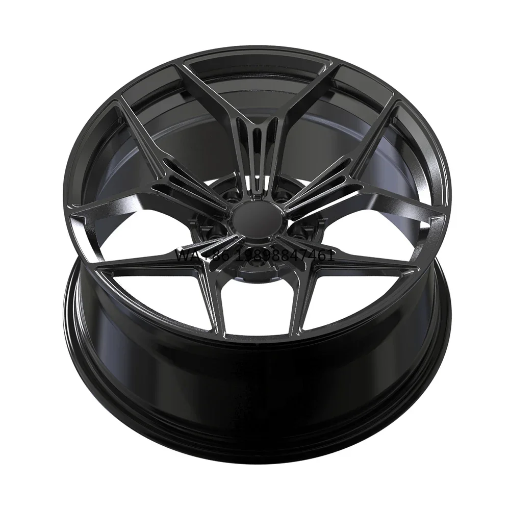 

Passenger Car Wheels Recessed 5 Spoke 18 19 20 21 22 Inch Custom Wheels Forged Rims 5x114.3 for Tesla Model Y Model 3 Alloy Rims