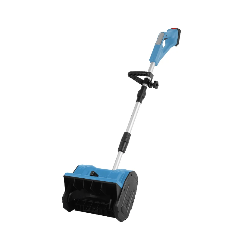 آلة رمي الثلج الكهربائية في الهواء الطلق المحمولة محراث الثلج القابلة للطي على الطرق الصغيرة آلة رمي الثلج مكنسة الثلج #2