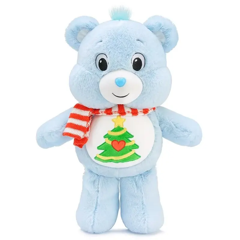 Christmas Care Bears Pluszowa zabawka Xmas Bear Wypchana lalka Kawaii Animal Xmas Room Decor Anime Toys Hobby Prezenty świąteczne dla dziewczyny