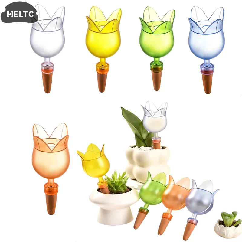 

1PC Automatic Lazy Flower Watering Device Automatic Watering Device Home Smart Dripper Water Seepage Device Business Trip Travel