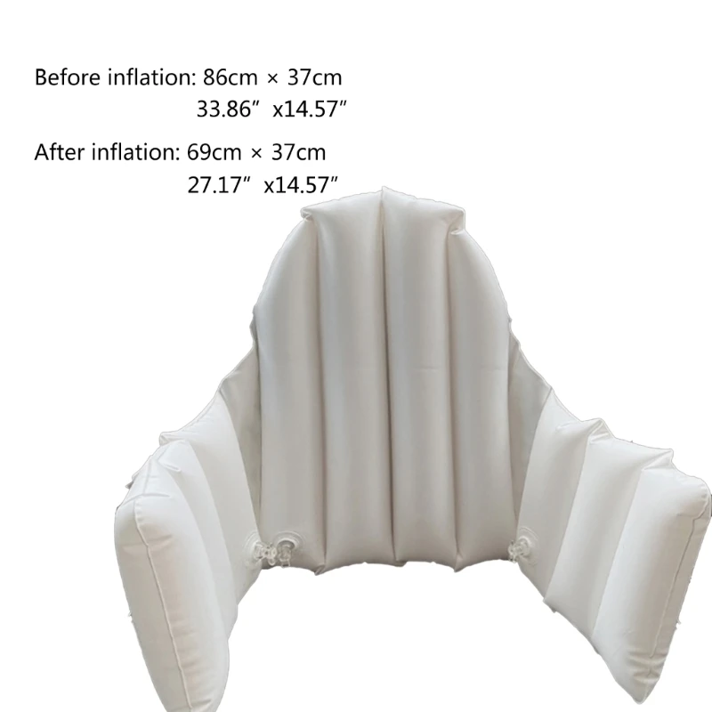 Bed Backrest Pillows Inflatable Cushion High Support Arms for Kids Lounge Chairs for Sitting on the Dinner-Seat Pillows A2UB