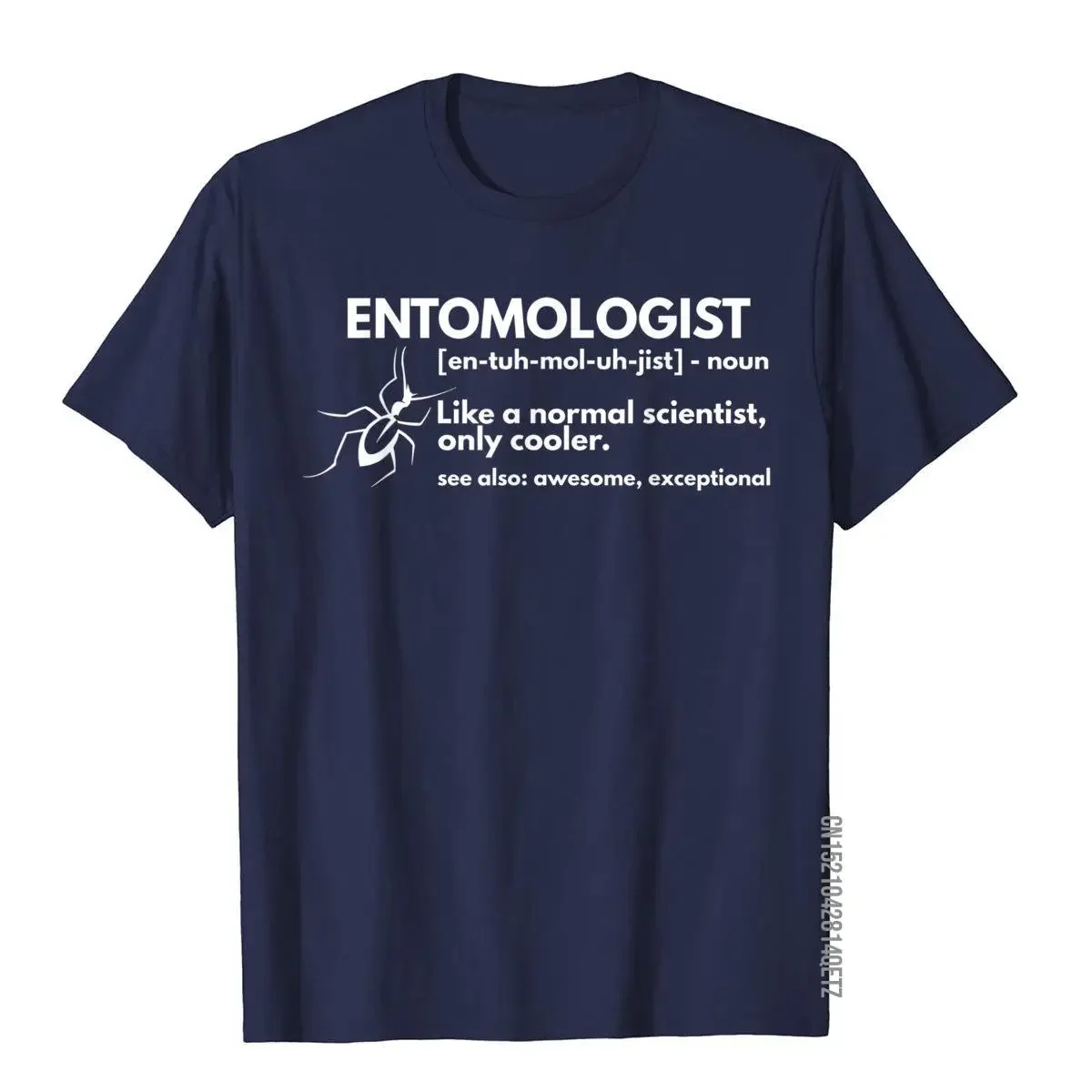 Entomologist Definition Funny Entomology Science Gift T-Shirt Fitted Men T Shirts Printed On T Shirt Cotton Printed On