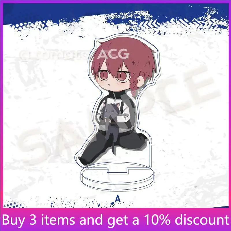 

3.93inch BLUE LOCK Anime Peripherals Rin Itoshi Figure Acrylic Stand Reo Mikage Figurine Standing Plate Yoichi Isagi Toys Gift