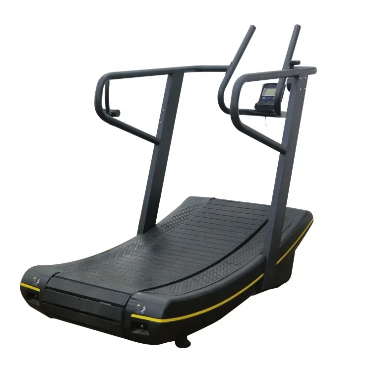 Chinese fitness manufacturer's unpowered commercial curved unpowered manual mechanical curve treadmill