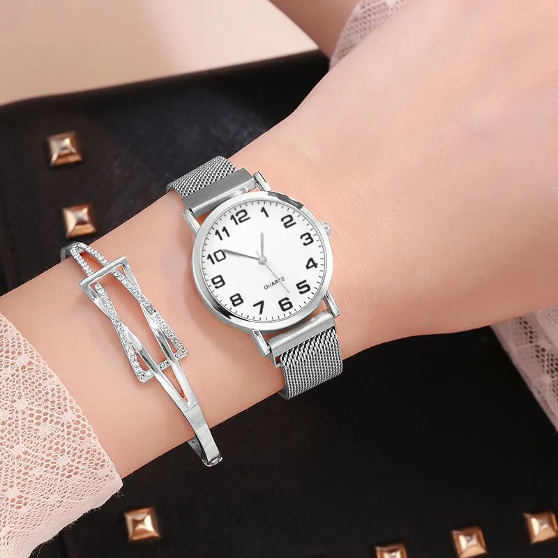 ساعة كوارتز كلاسيكية أنيقة للسيدات للتنقل والاستخدام المكتبي، ساعة بسيطة وأنيقة للطالبات والنساء العاملات #4