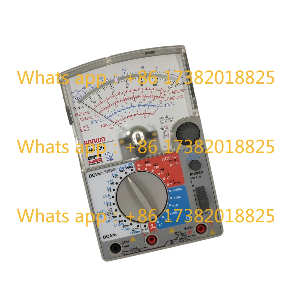 Japan SANWA genuine EM7000 Analog Multitesters/FET Tester High Sensitivity For Measurement Of Lower Capacitance Electrical