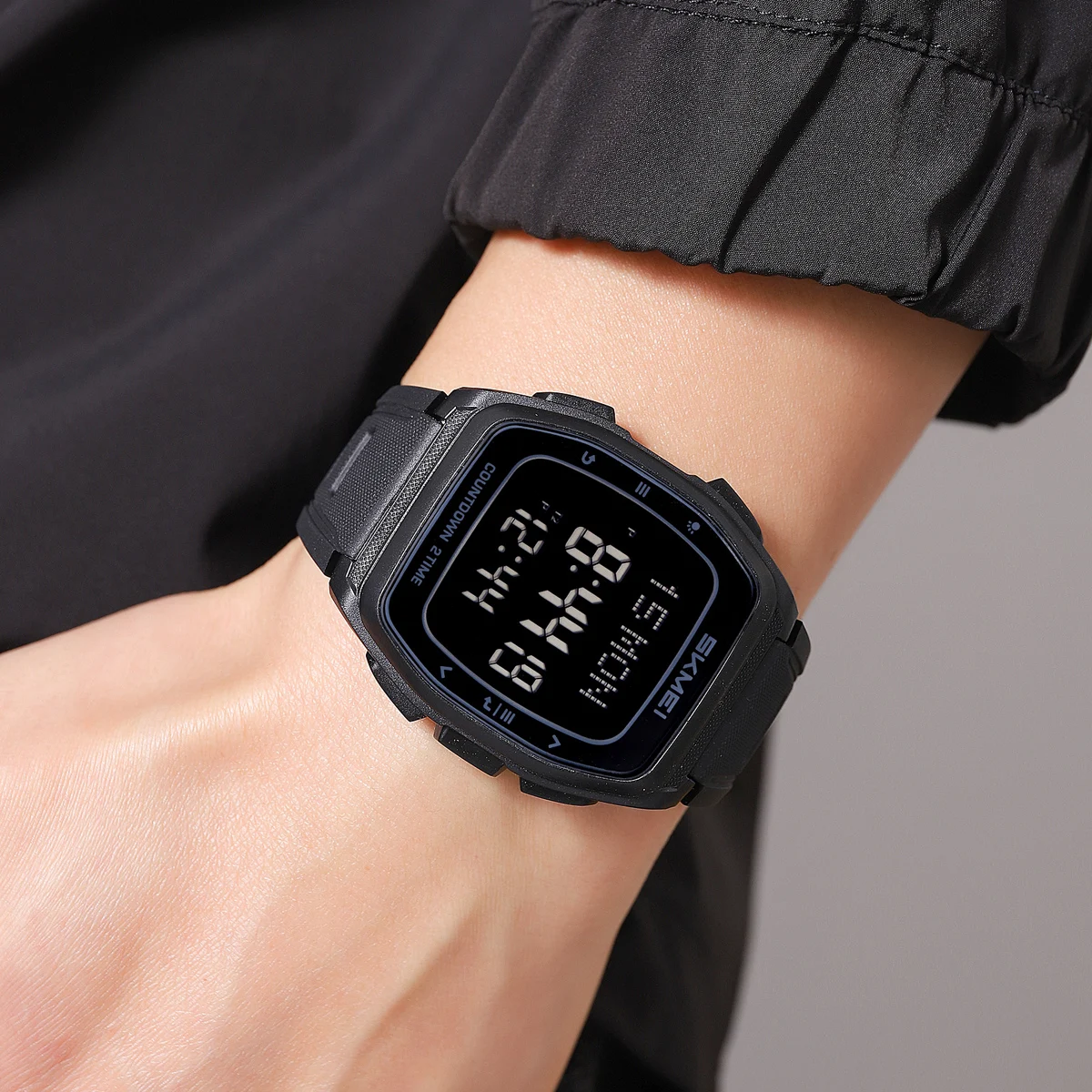 SKMEI Business Classic Sports Digital Wristwatch Chrono Count Down Watch World Time Waterproof Electronics Watches For Men Women