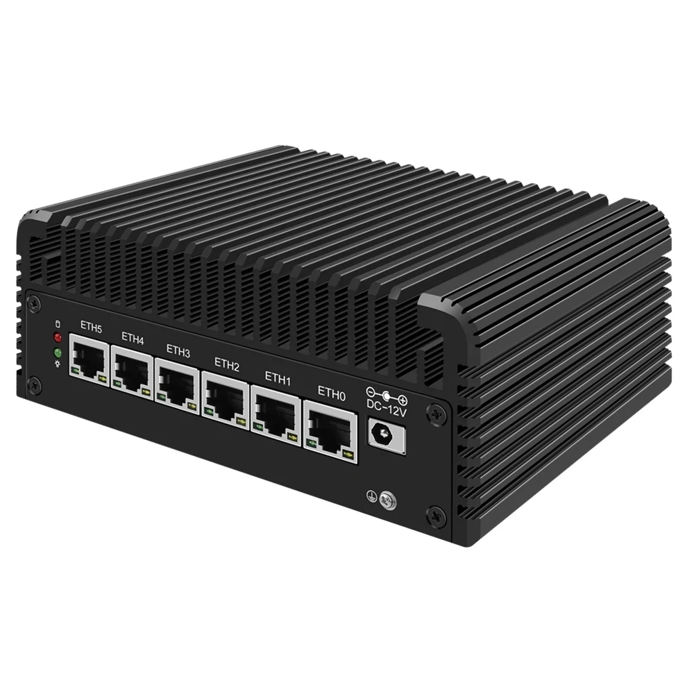 Intel 13th 12th Gen Mini PC Fanless Soft Router i7 1355U i5 1335U i3 1315U USB4.0 6x i226-V LAN Firewall Appliance Proxmox ESXi