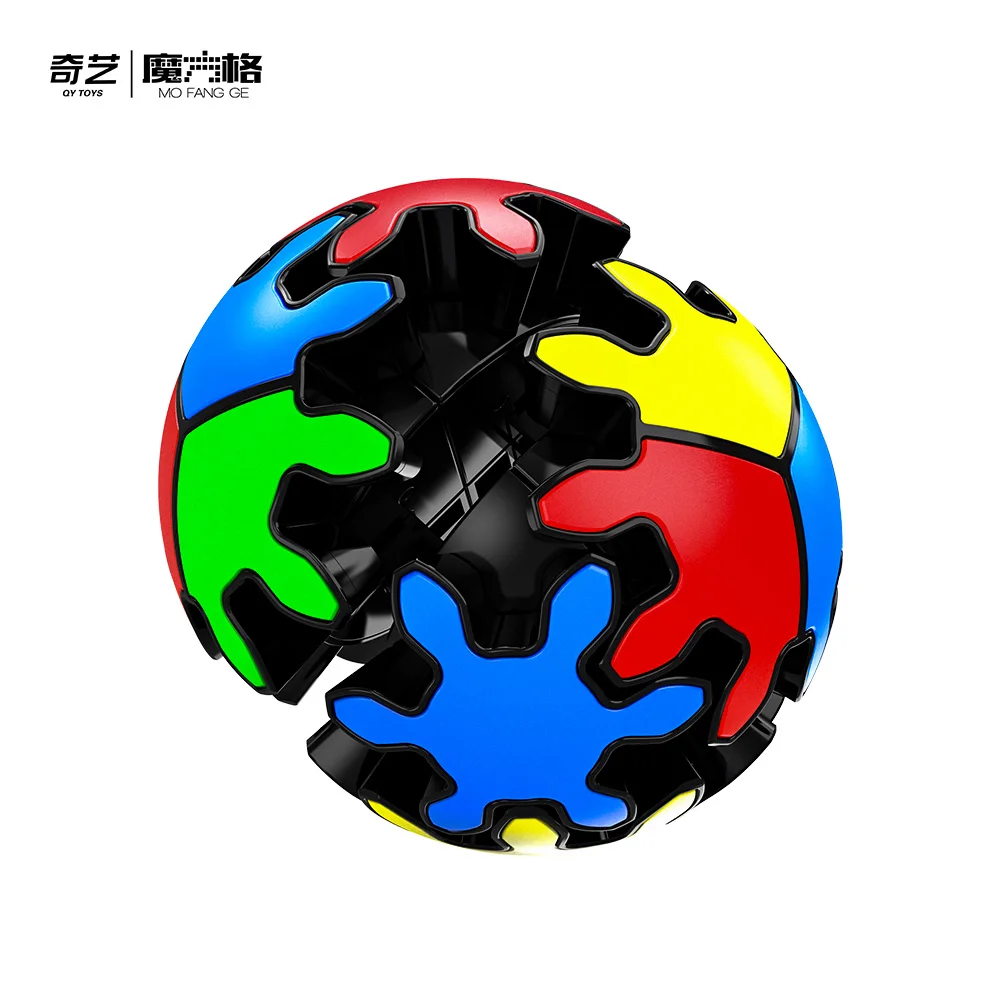 QIYI والعتاد المكعب السحري 2X2 والعتاد التحول مكعب سرعة المهنية ألعاب متململة QiYi 2X2x2 والعتاد التحول الكرة لغز كوبو ماجيكو اللعب