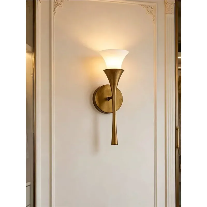Vintage Industrial Wall Sconce American Retro Corridor Light Hotel Staircase Decor Living Room Background Aisle Lamp Fixture