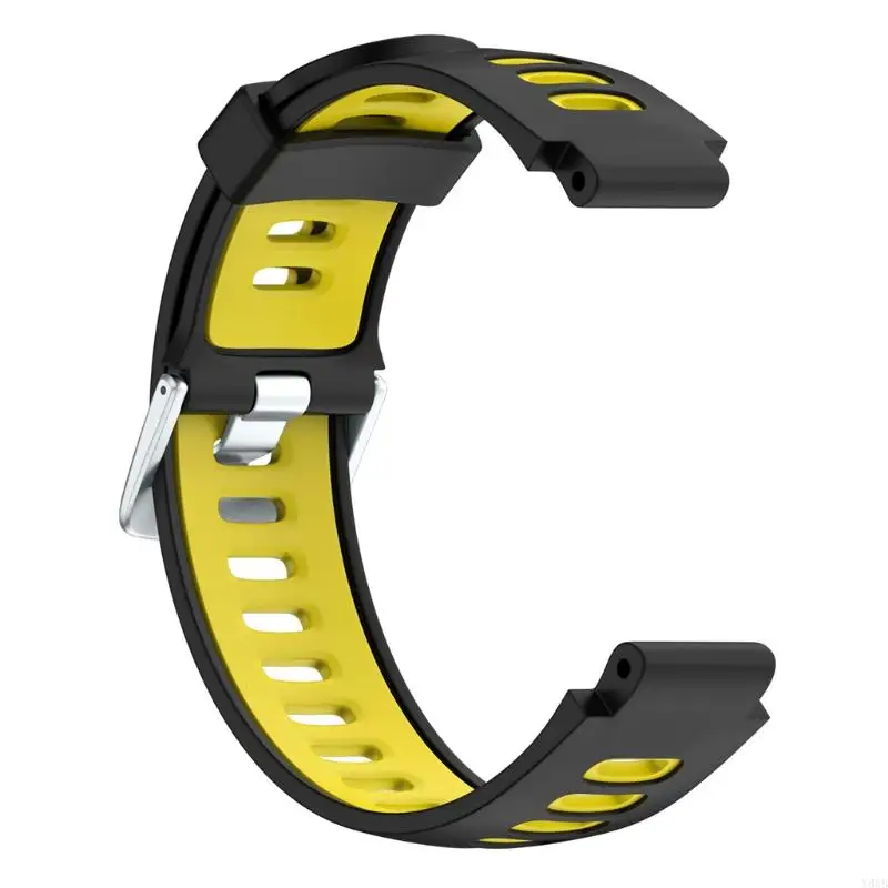 Pulseira pulseira silicone Y88B Adequada para Garminforerunner 735xt/220 tiras macias