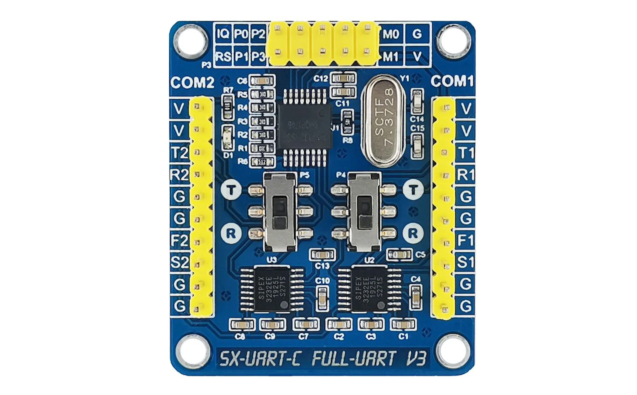 Модуль последовательного расширения SPI IIC I2C, двойной последовательный UART WK2132 232, последовательная карта для открытого микро