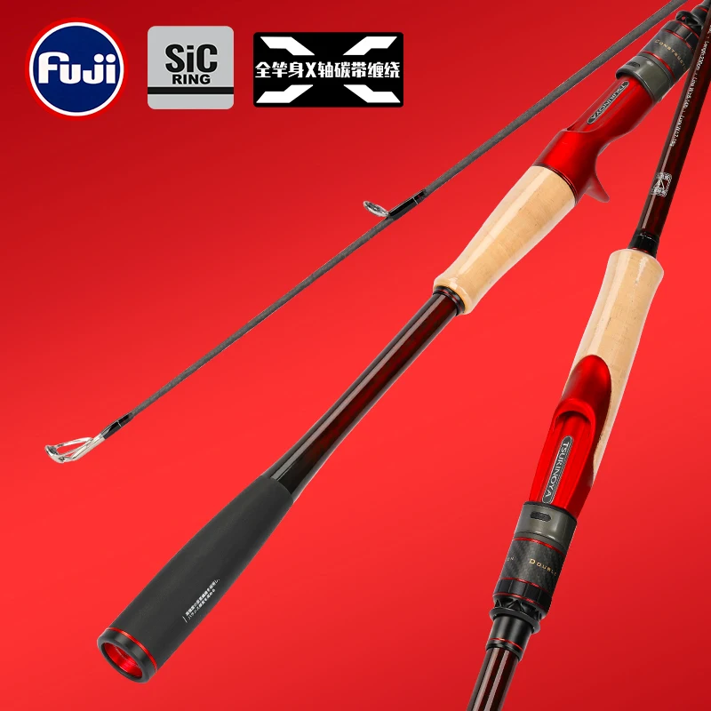 TSURINOYA Light Rod INSPIRATION 2.21m 2.28m 2.36m 2.47m Spinning Casting L ML M Bass Fishing Carbon Rod FUJI SIC Guide