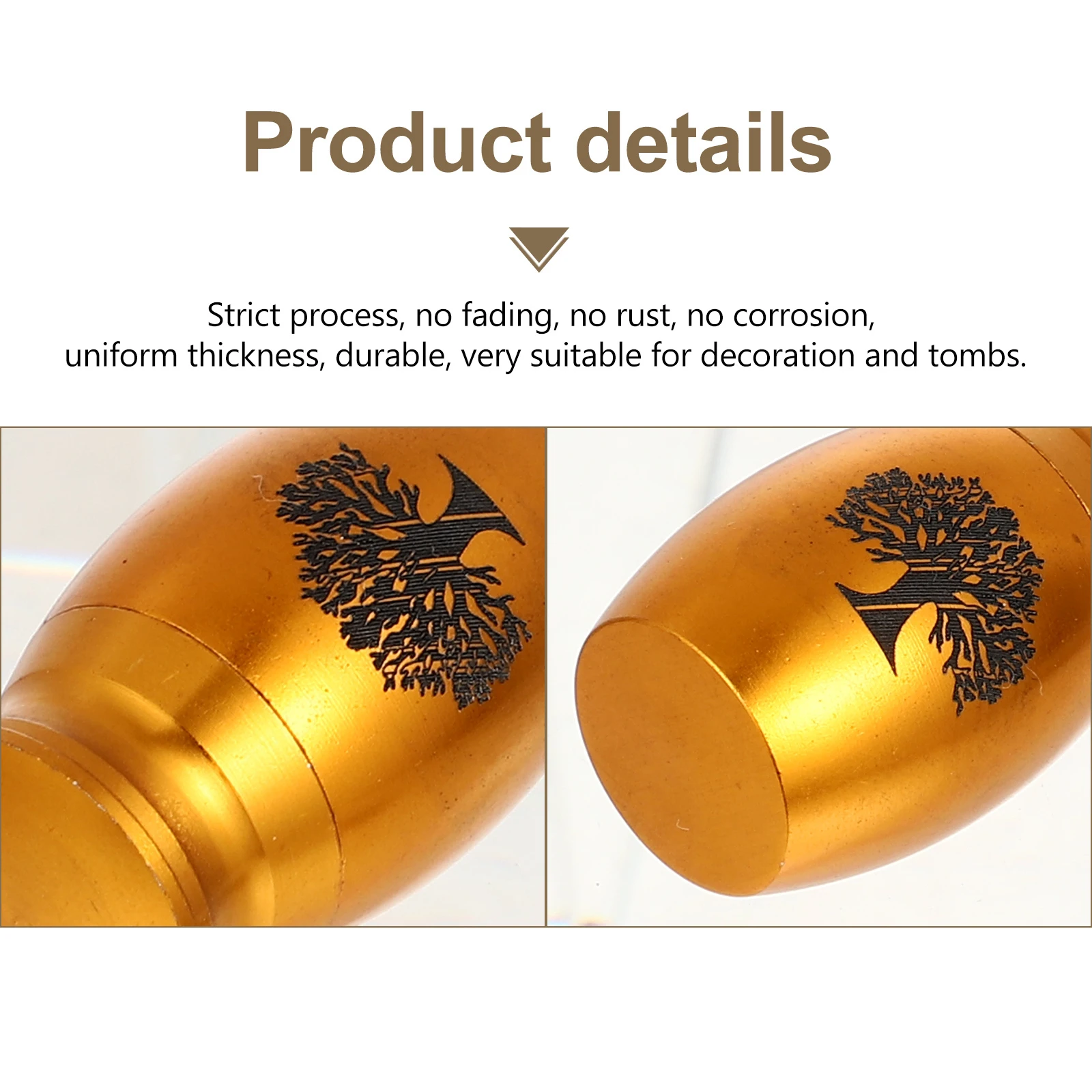 

Stainless Steel Pet Ash Urn Waterproof Durable Cremation Jar Anti-Rust Corrosion Resistant Animal Ash Container For Decoration
