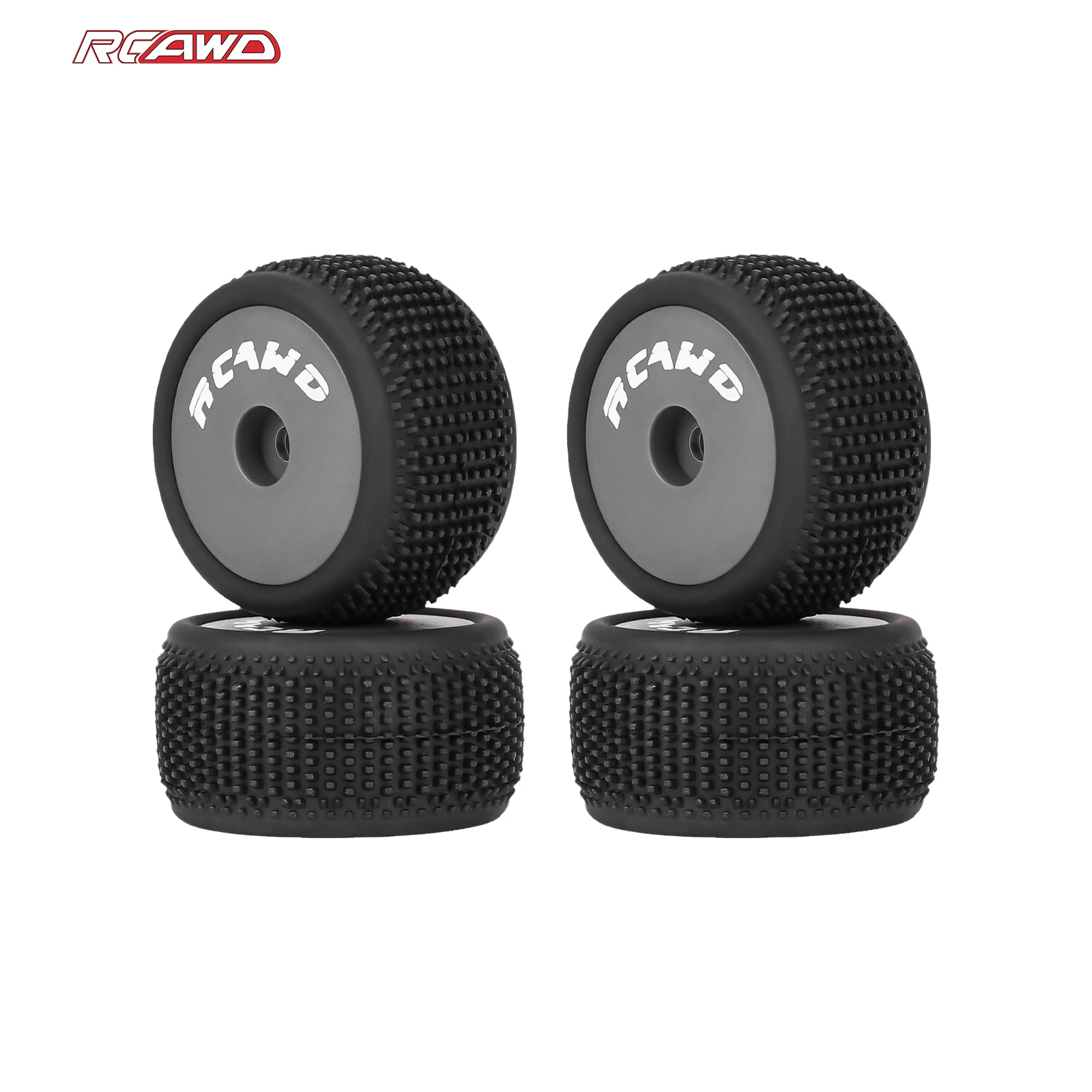 

Предварительно приклеенные шины RCAWD, 4 шт., колеса для 1/28 Losi Micro-T LOS-1392T1 LOS-1392T2 LOS-1392, шина 7 мм, шестигранная закрытая ступица, обновленная часть