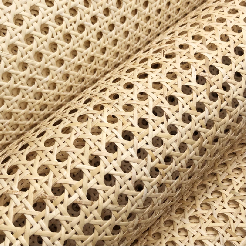 

30-55CM Wide Natural Rattan Cane Webbing Sheets Real Indonesia Rattan Roll Wall Decor Furniture DIY Repair Furniture Material