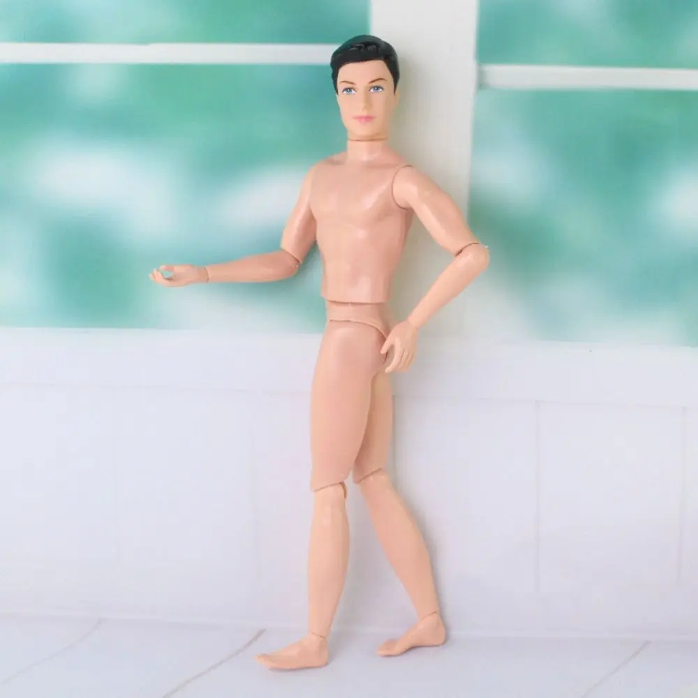 

Dolls Accessories Moveable Jointed Ken Doll Body Prince Male Rotatable Male Nude Body 30cm Boyfriend Move Doll Toys Doll DIY