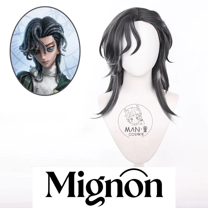 

Identity V Knight Cosplay Wig Long Scalp Prisoner Cosplay Wig Stock Halloween Gift