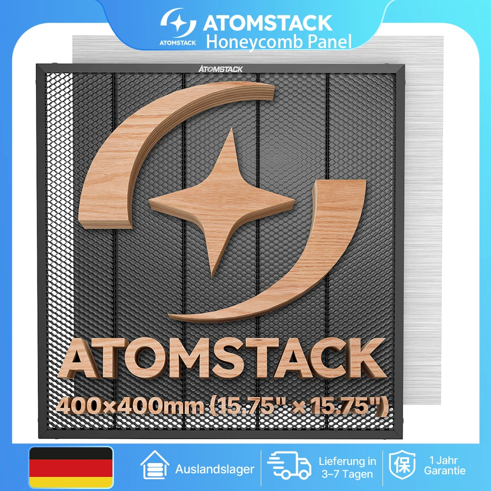 ATOMSTACK F4N Honeycomb Panel Engraver Bed 410×420mm Metal Working Table with Steel Tray for Cutting Engraving Compatible A10 A20 A40 A70 F2N Honeycomb Panel Engraver Bed 380×284mm Compatible with A10 Swift Mini For IKIER